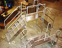 Custom Stainless Steel Platforms and Walkovers